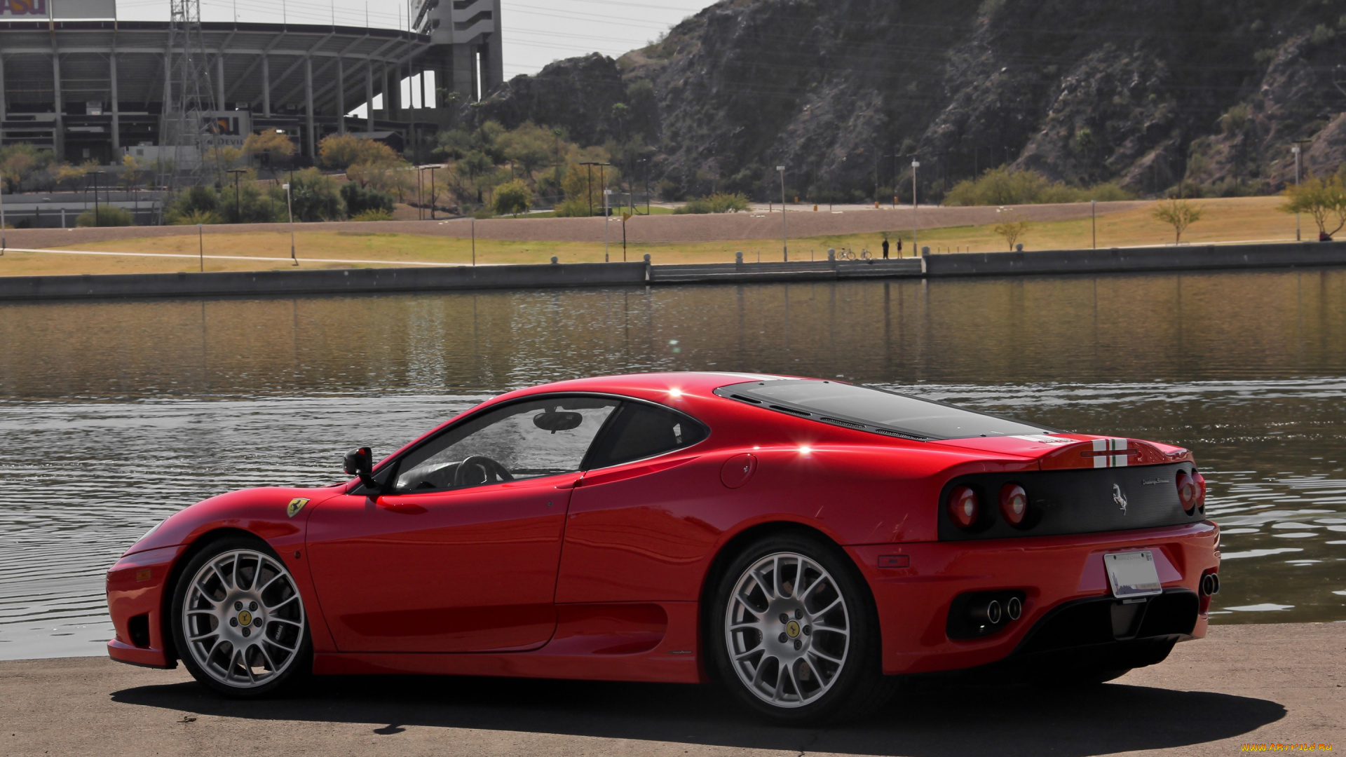 автомобили, ferrari, стекло