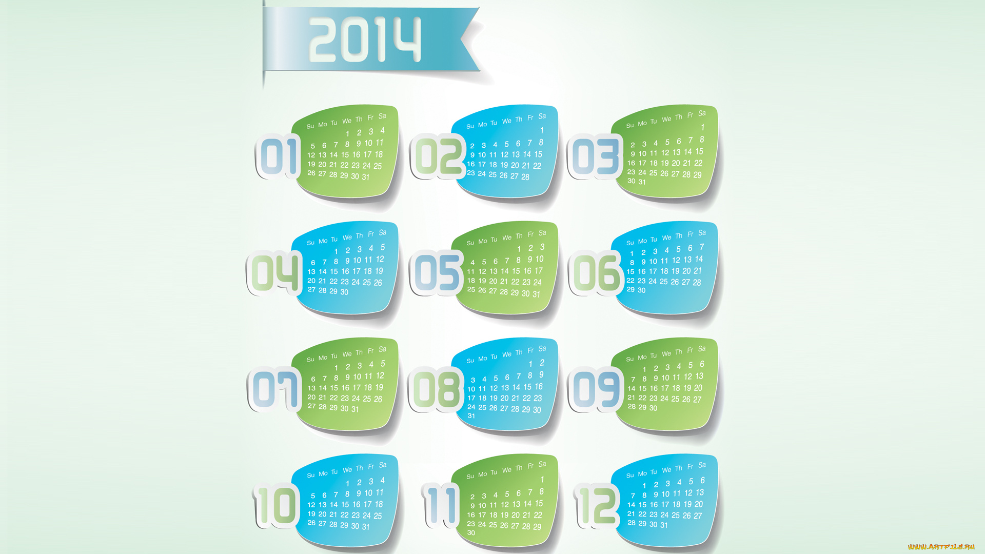 календари, -другое, календарь, 2014