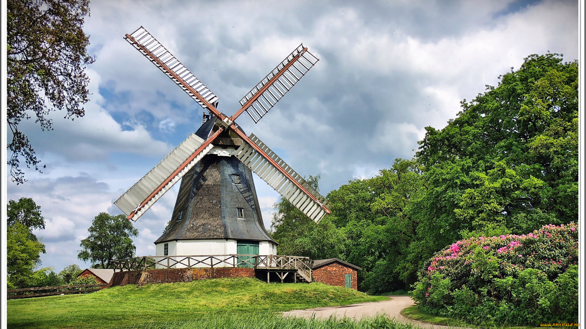 разное, мельницы, ветряк, мельница