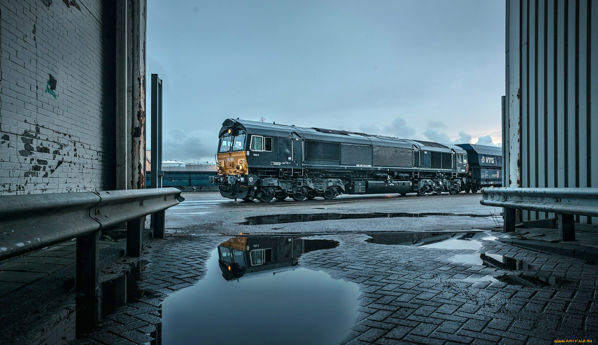 техника, поезда, железная, дорога, рельсы, локомотив, вагоны, пассажирский, состав