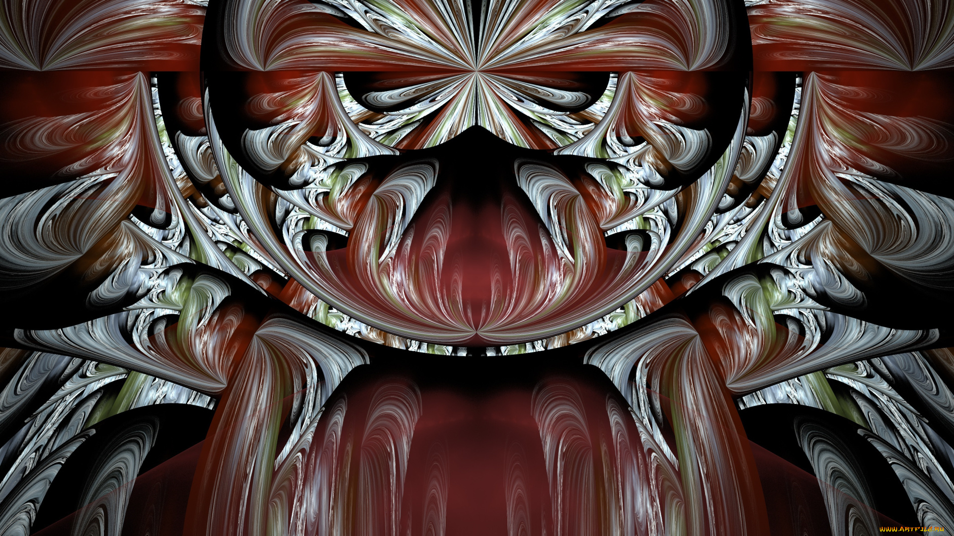 3д, графика, фракталы, , fractal, цвета, фон, узор