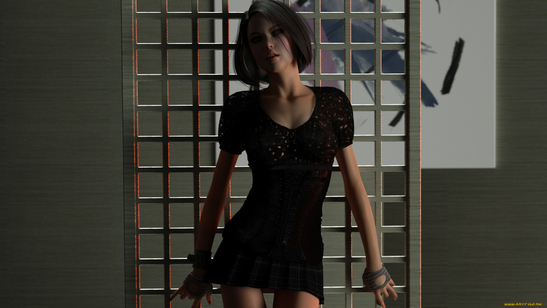 3д, графика, люди, , people, девушка, фон, взгляд