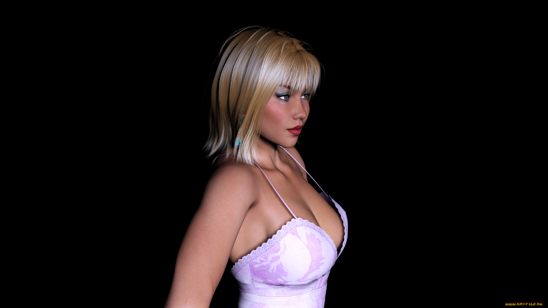 3д, графика, люди, , people, фон, взгляд, девушка