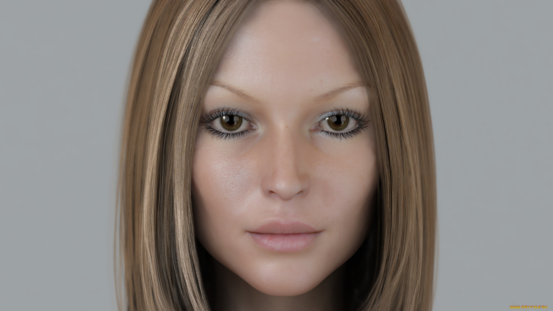 3д, графика, портрет, , portraits, девушка, фон, взгляд