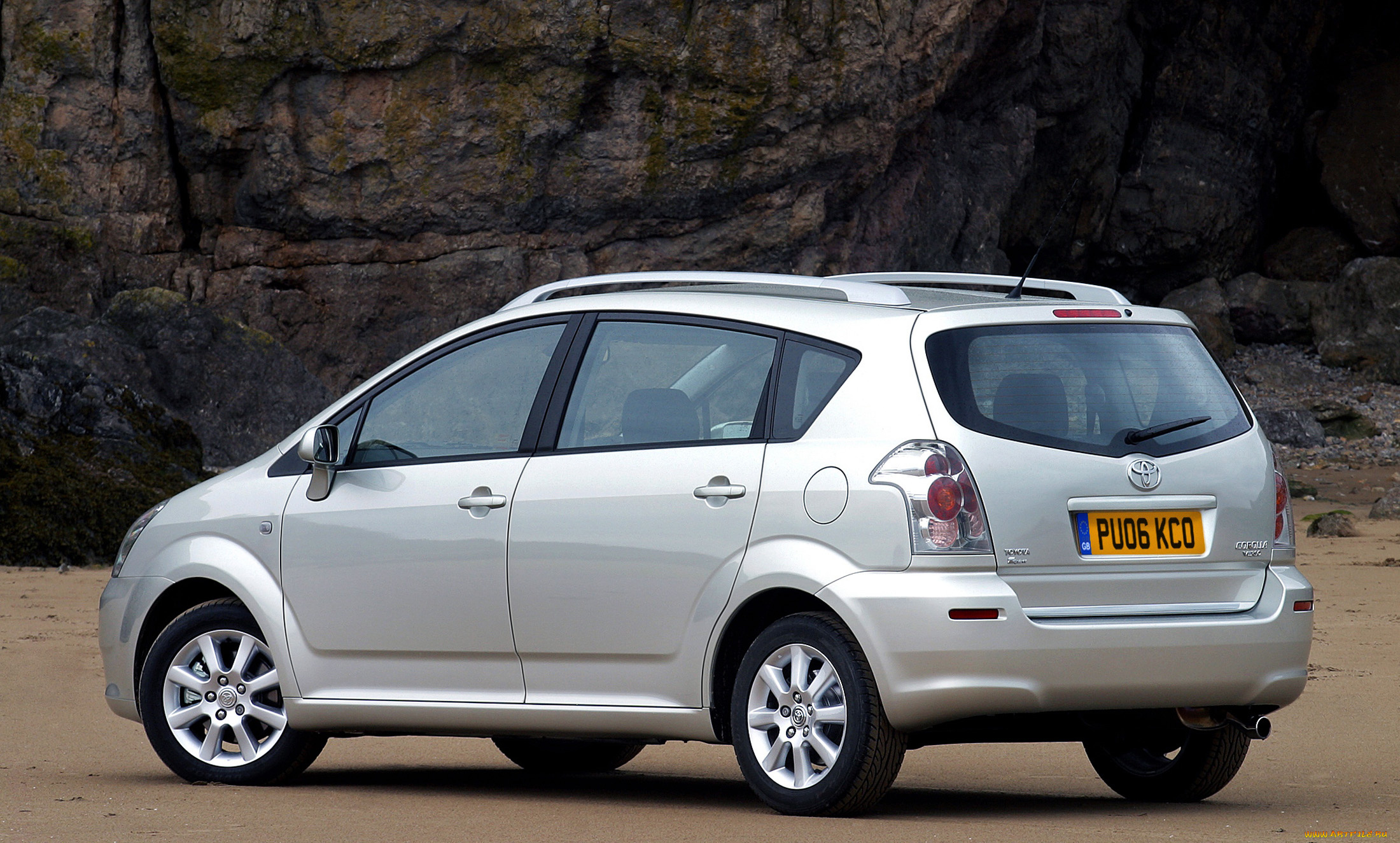 автомобили, toyota, corolla, светлый, uk-spec, verso