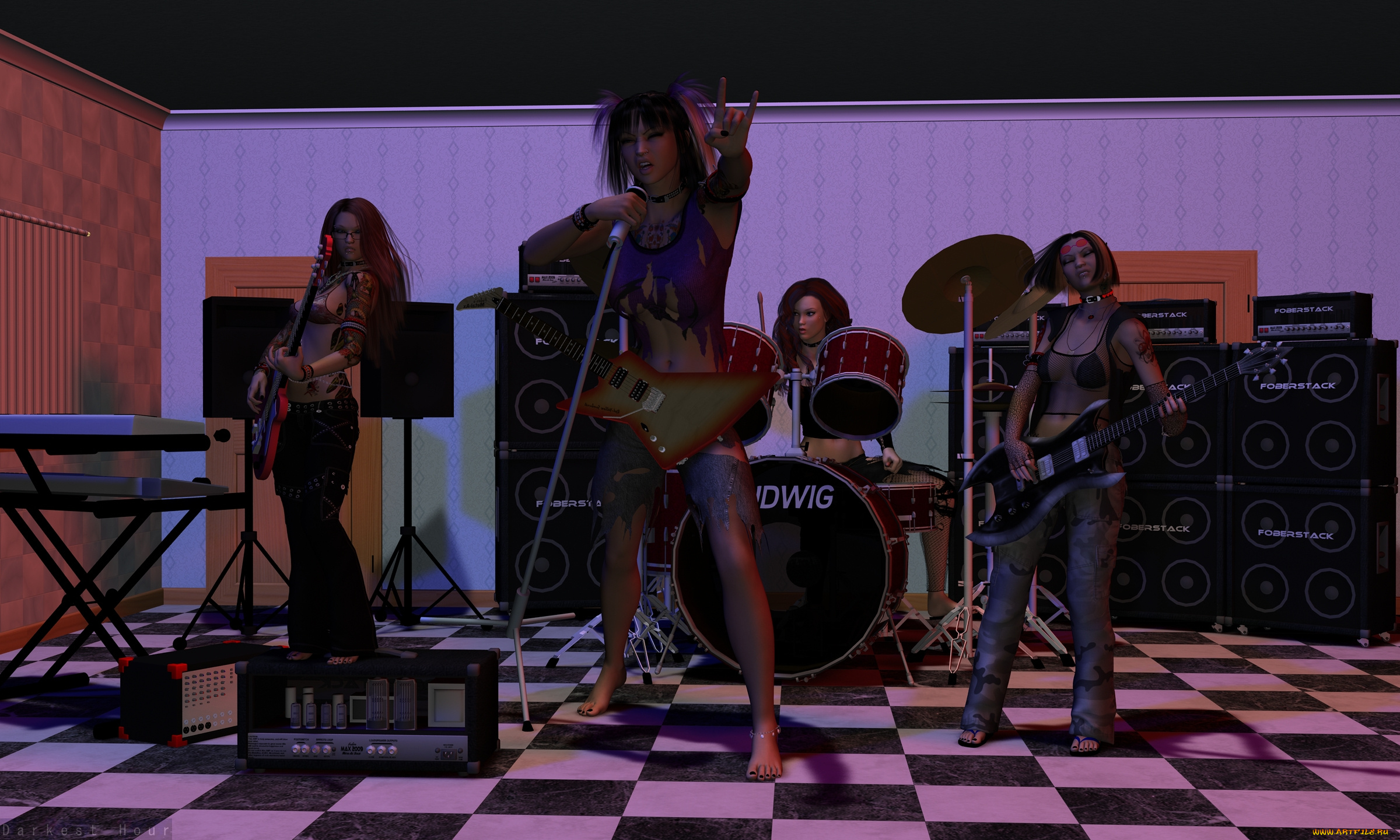 3д, графика, люди, , people, фон, ансамбль, взгляд, девушки