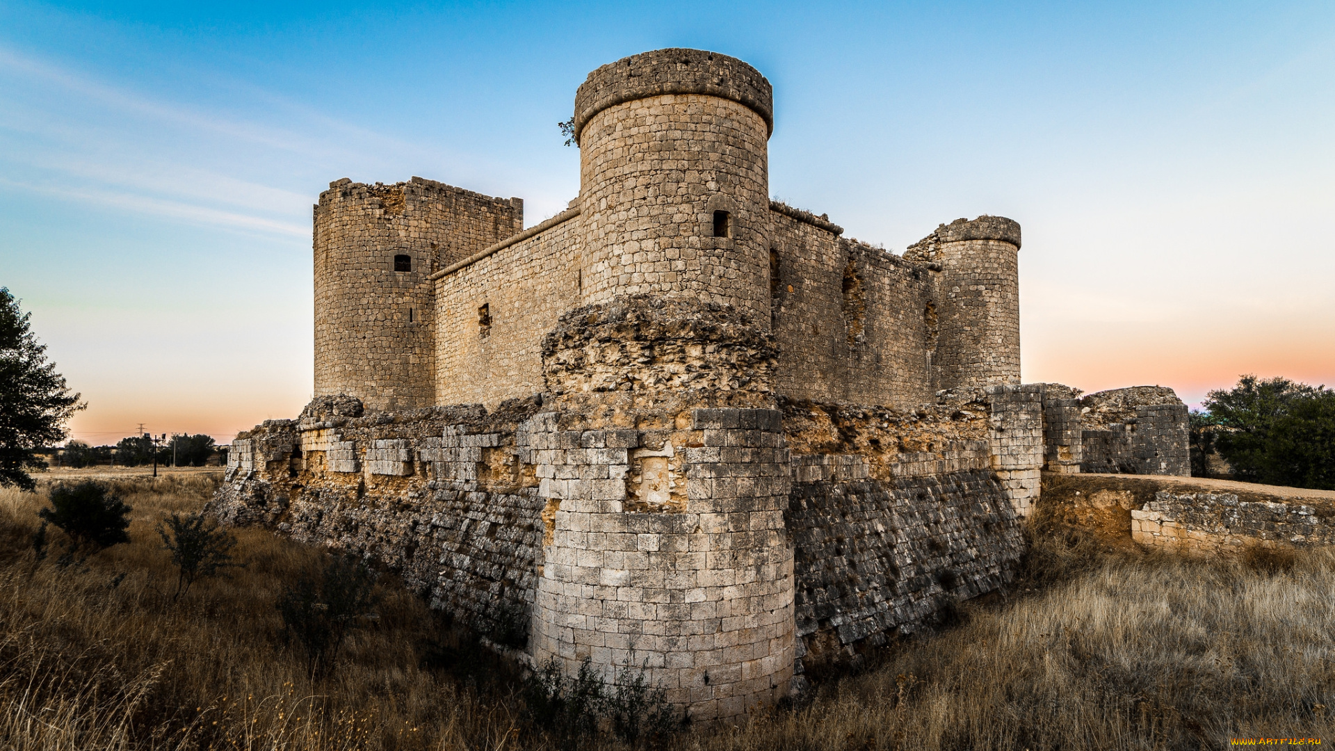 castillo, de, pioz, города, замки, испании, крепость, замок, фортпост