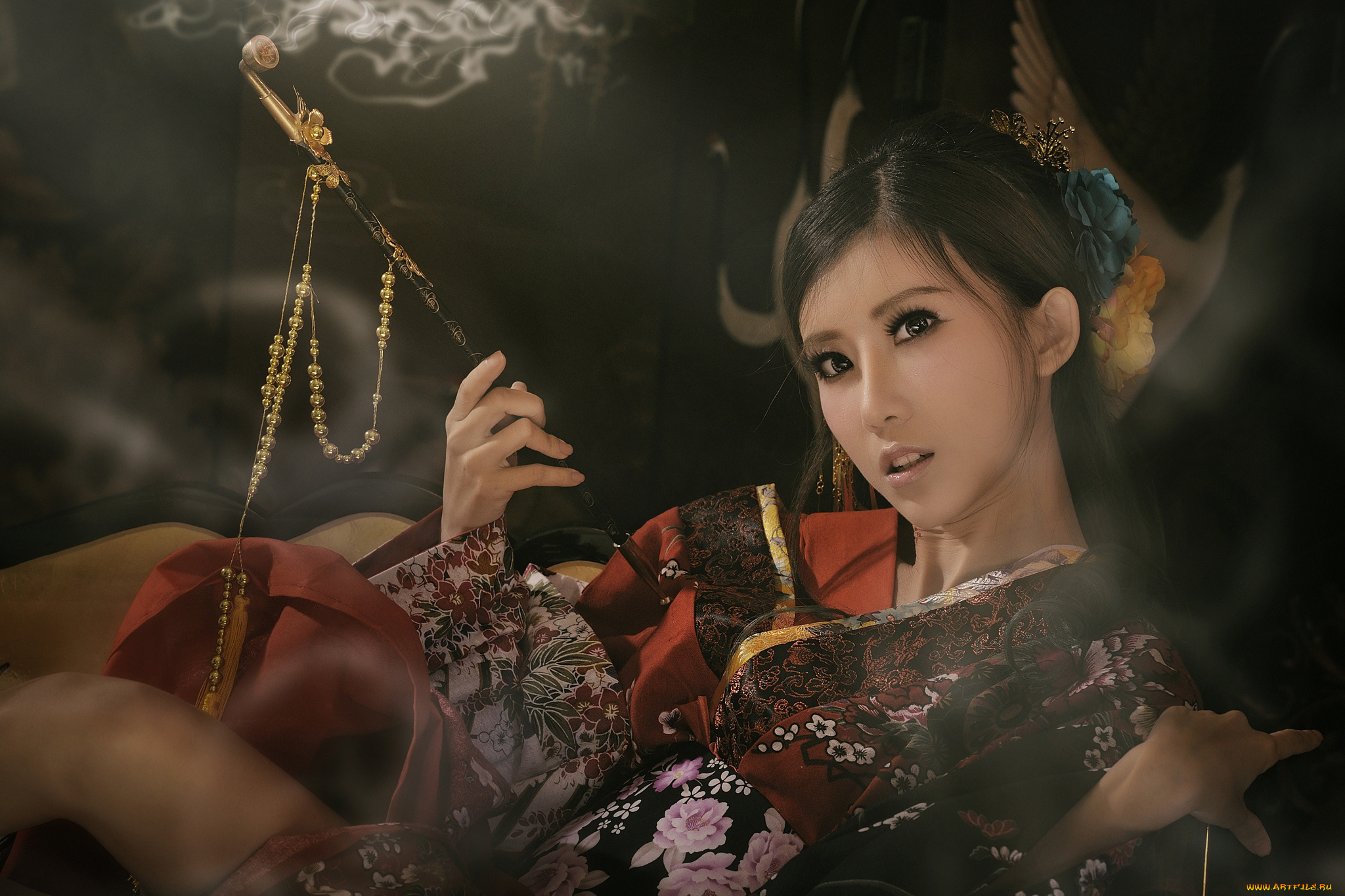 девушки, -unsort, , азиатки, лицо, взгляд