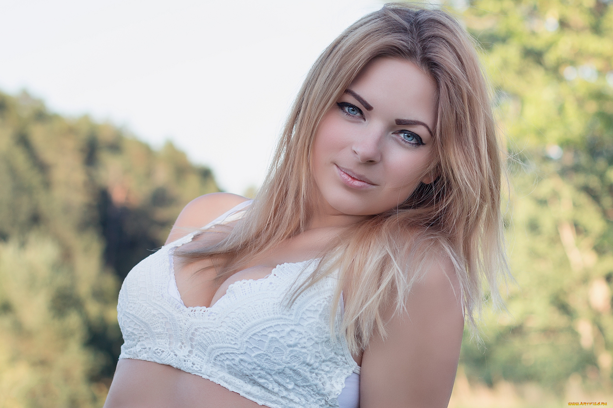 девушки, -unsort, , блондинки, взгляд, лицо