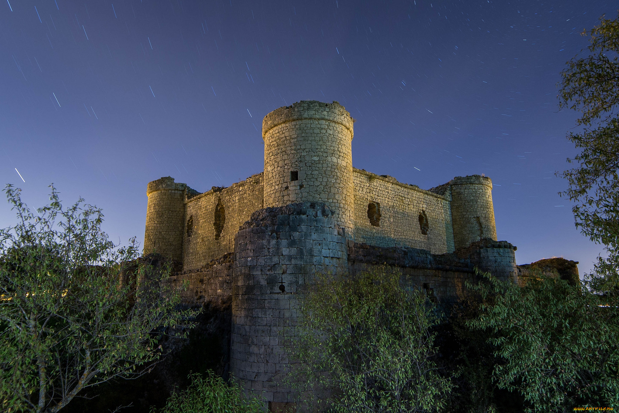 castillo, de, pioz, города, замки, испании, крепость, замок, фортпост