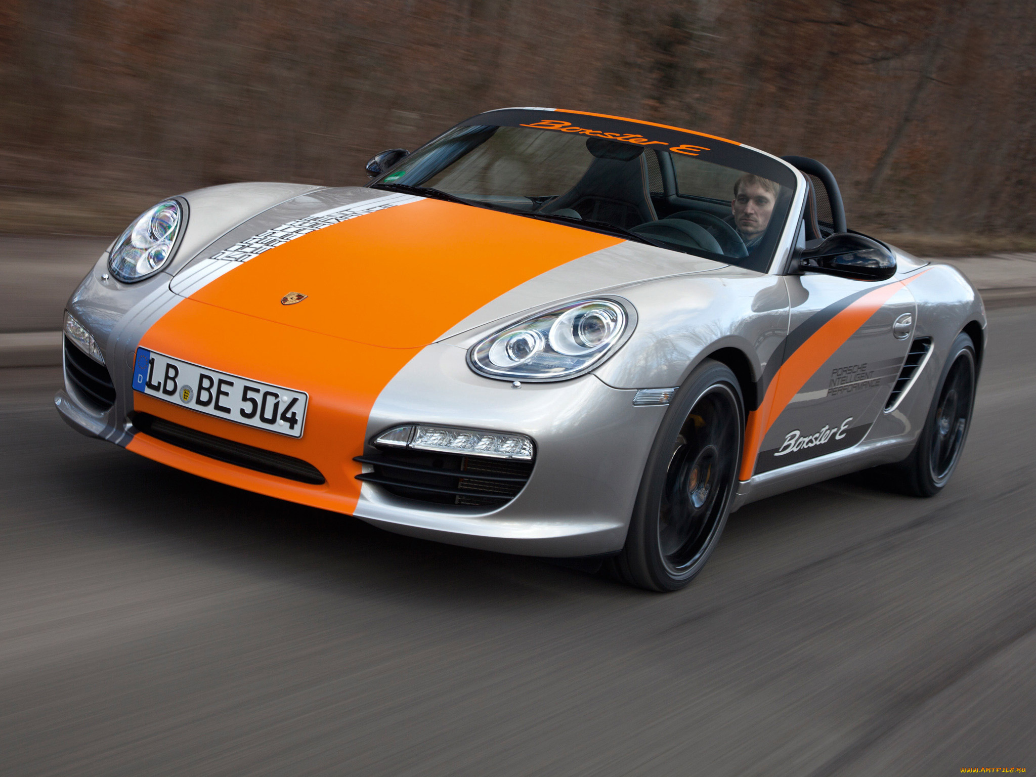 porsche, boxster, e, prototype, 2011, автомобили, porsche, boxster, e, prototype, 2011