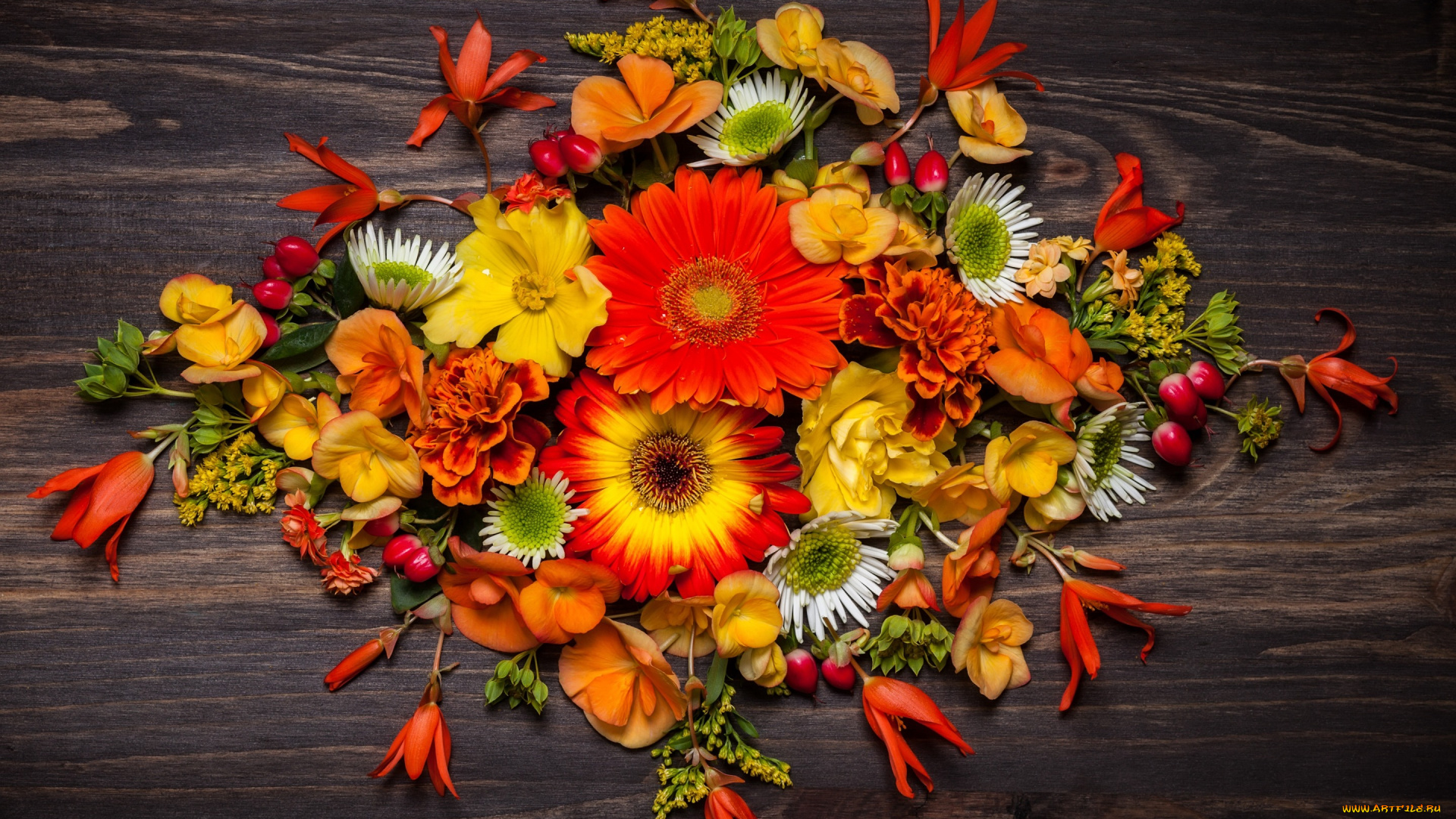 цветы, букеты, , композиции, autumn, flowers, wood, осень, листья, композиция, floral, leaves