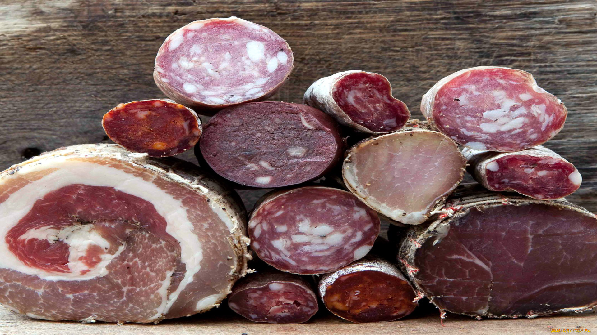 еда, колбасные, изделия, колбаса, ассорти