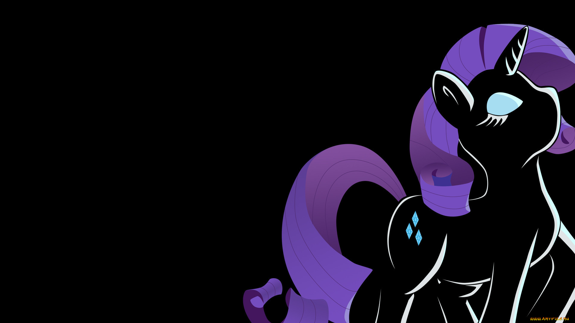 мультфильмы, my, little, pony, фон, пони