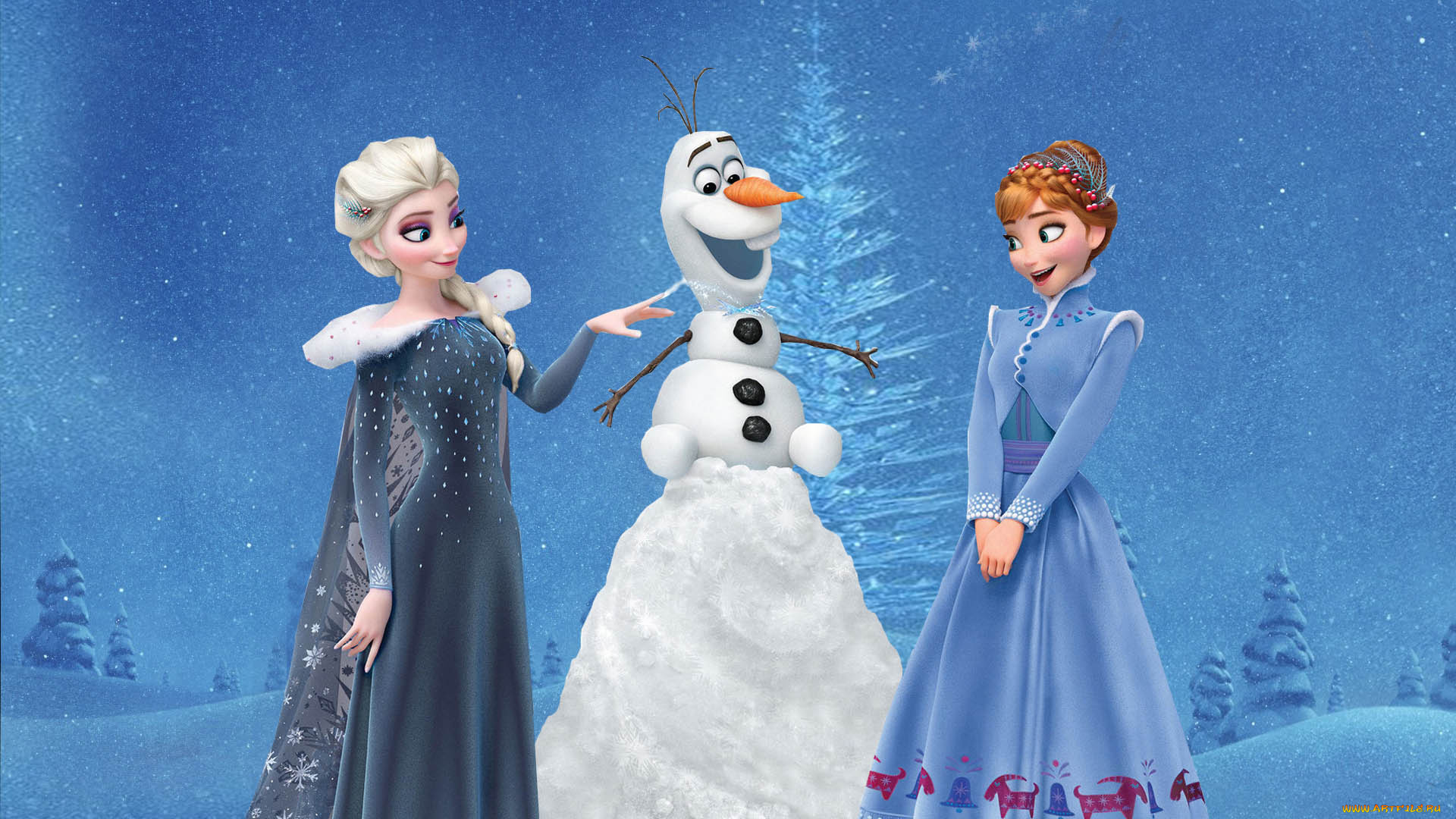 мультфильмы, olaf`s, frozen, adventure, olafs, frozen, adventure, anna, elsa