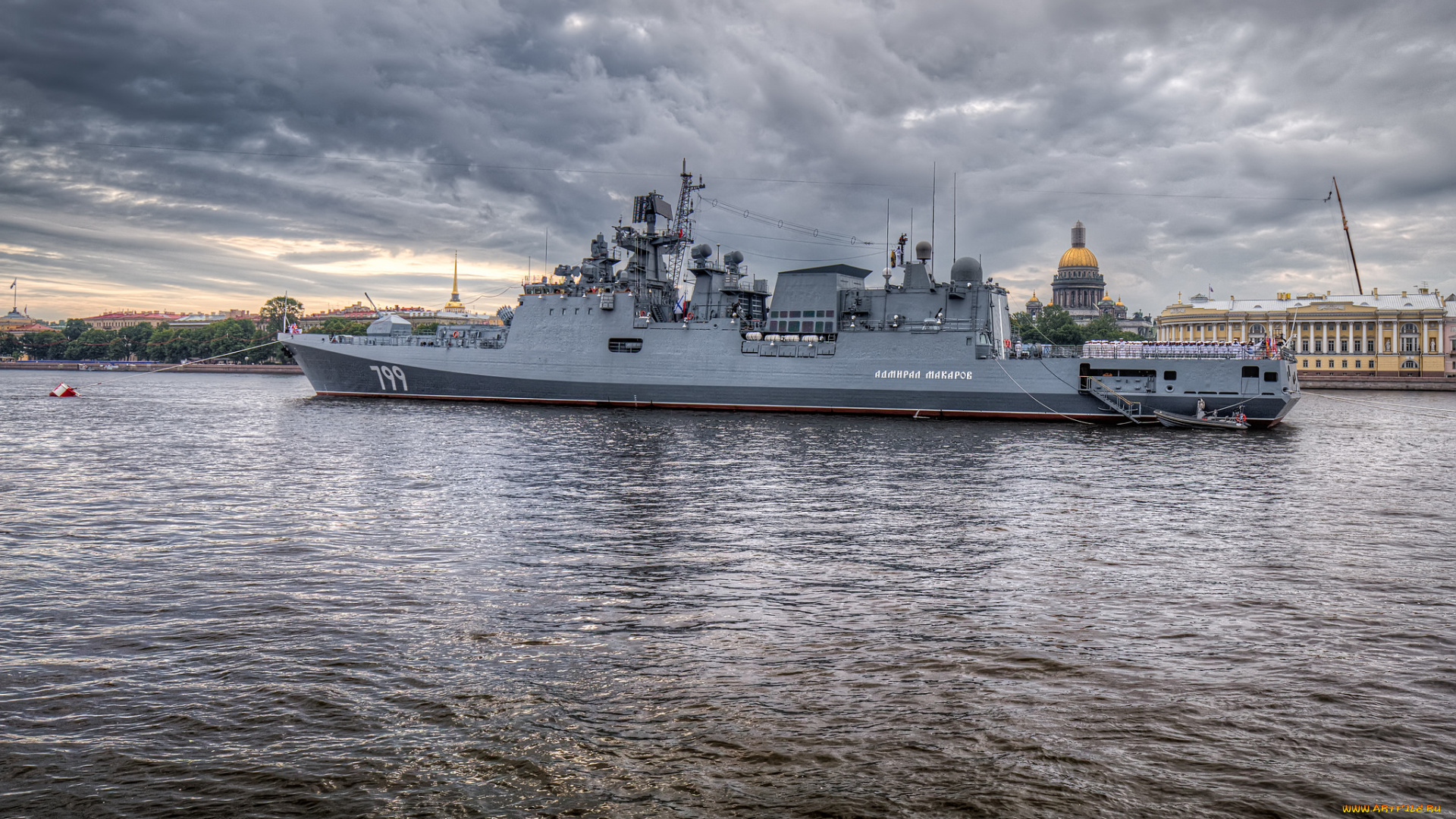 neva, river, in, st, , petersburg, корабли, крейсеры, , линкоры, , эсминцы, река, крейсер, большой, российский, фрегат, адмирал, макаров, вмф, рoссии