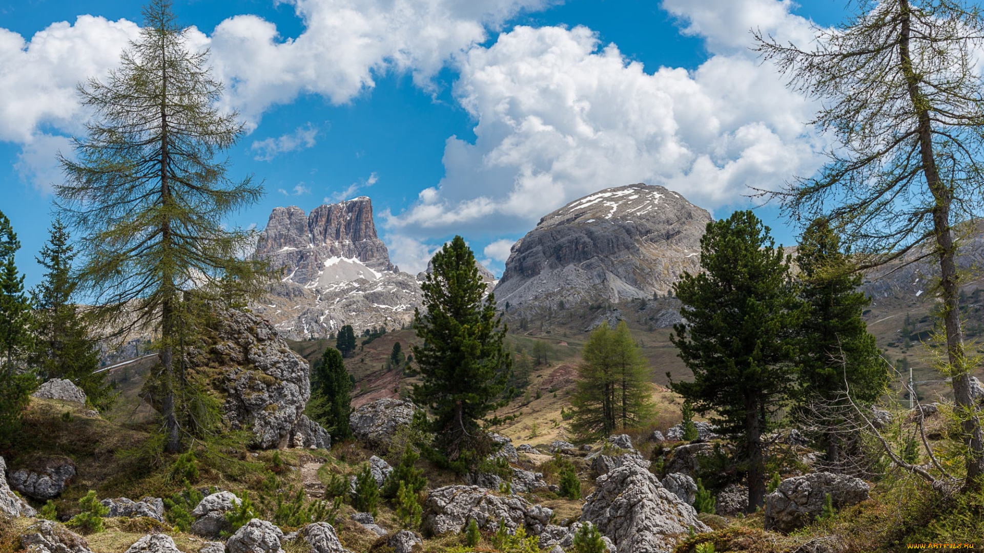 природа, горы, простор