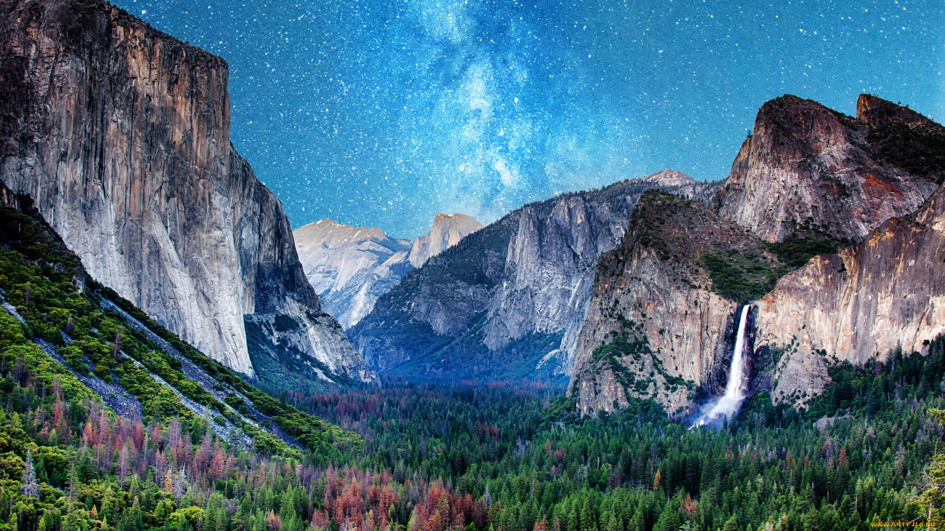 природа, горы, простор