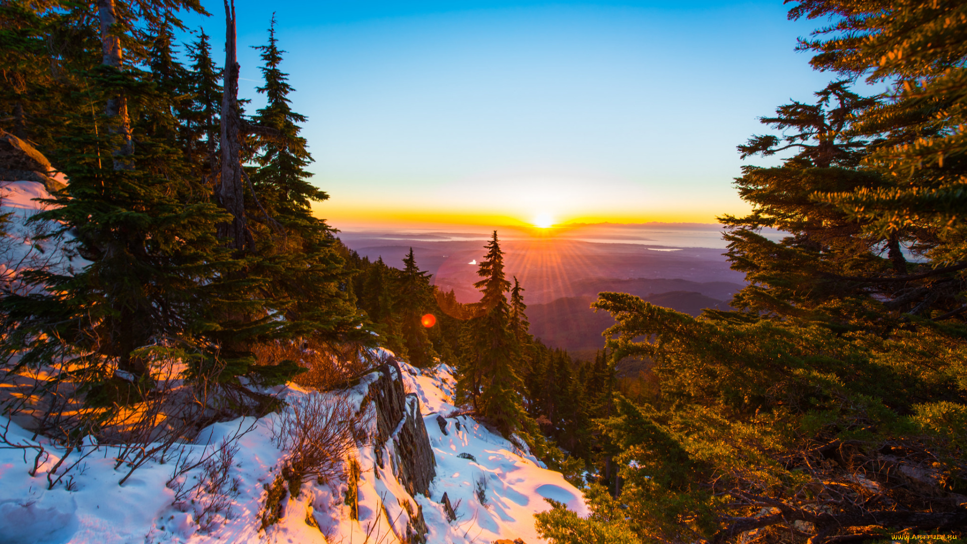 природа, горы, простор