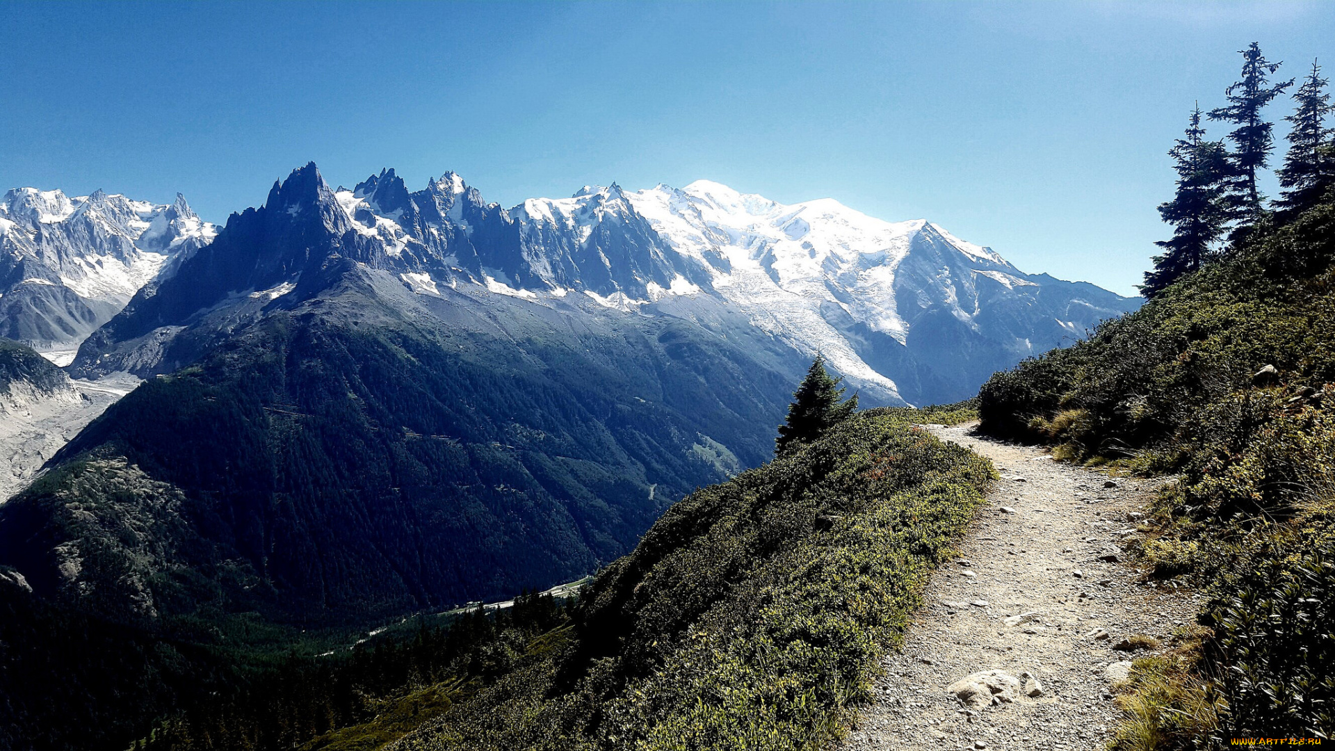 природа, горы, простор