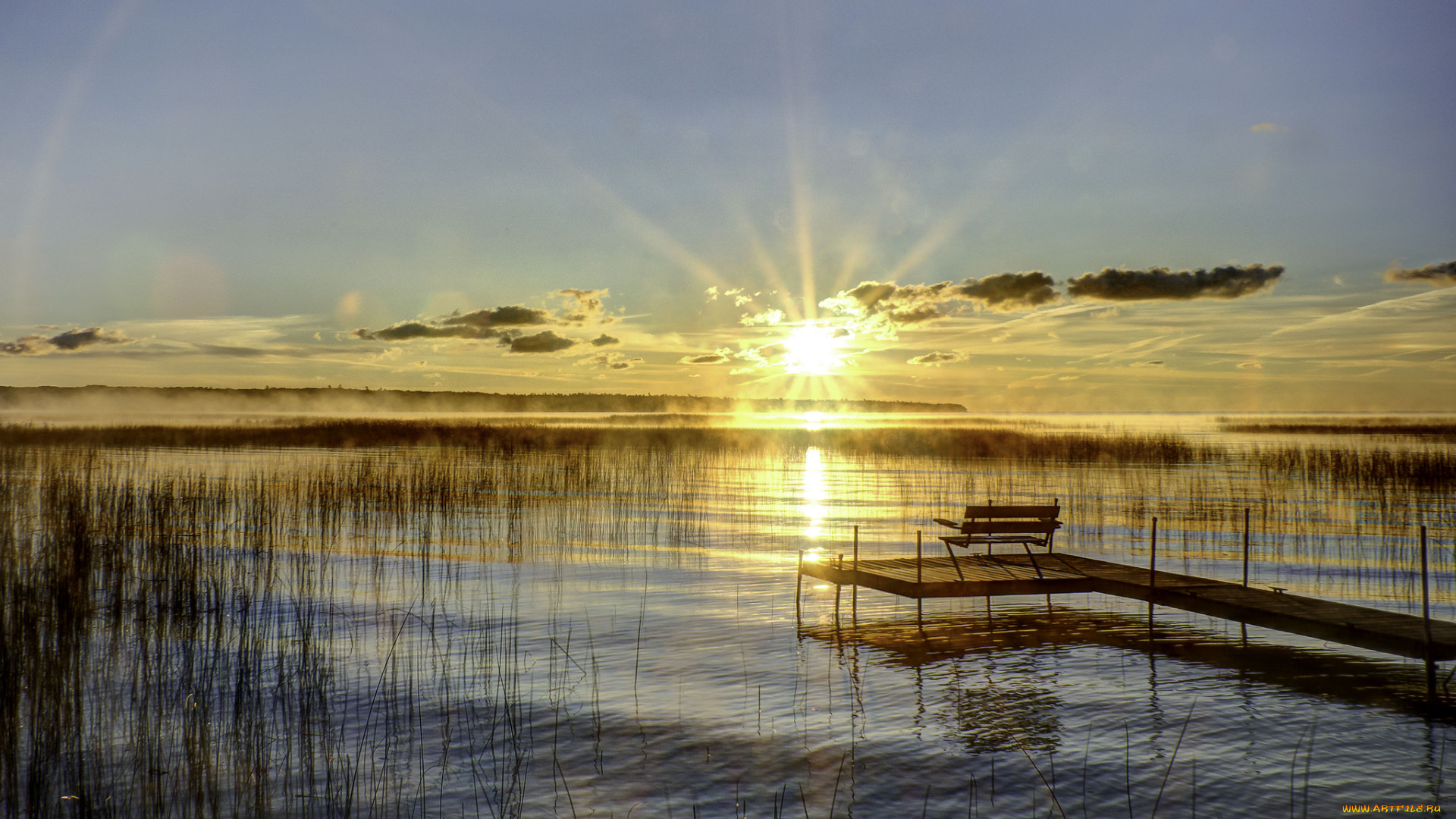 природа, восходы, закаты, простор