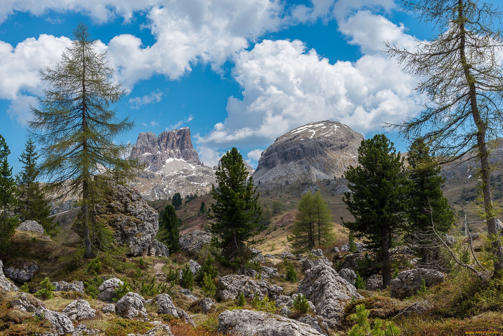 природа, горы, простор