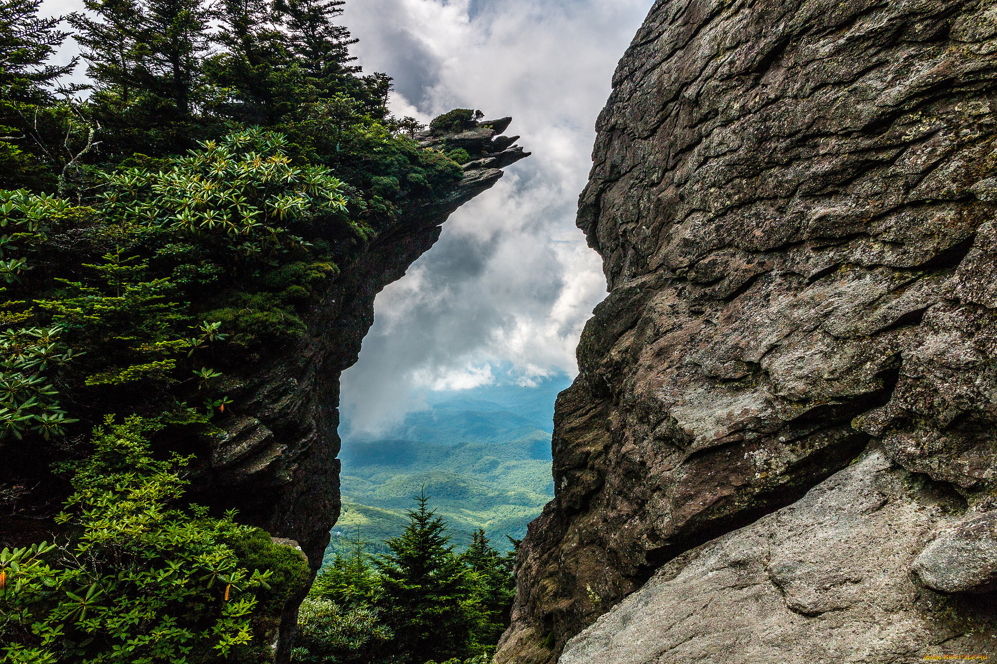 природа, горы, простор