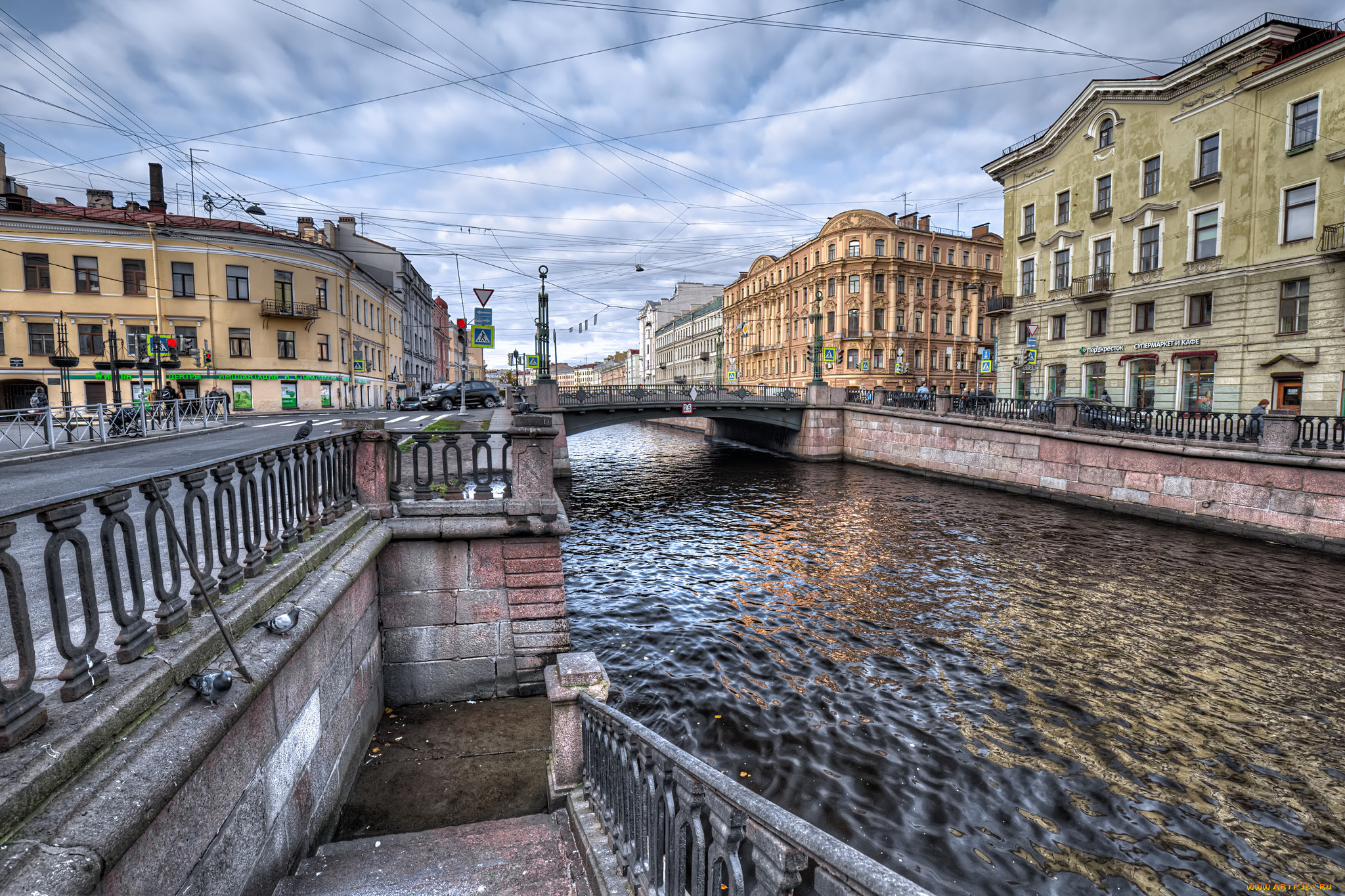 voznesensky, bridge, города, санкт-петербург, , петергоф, , россия, простор