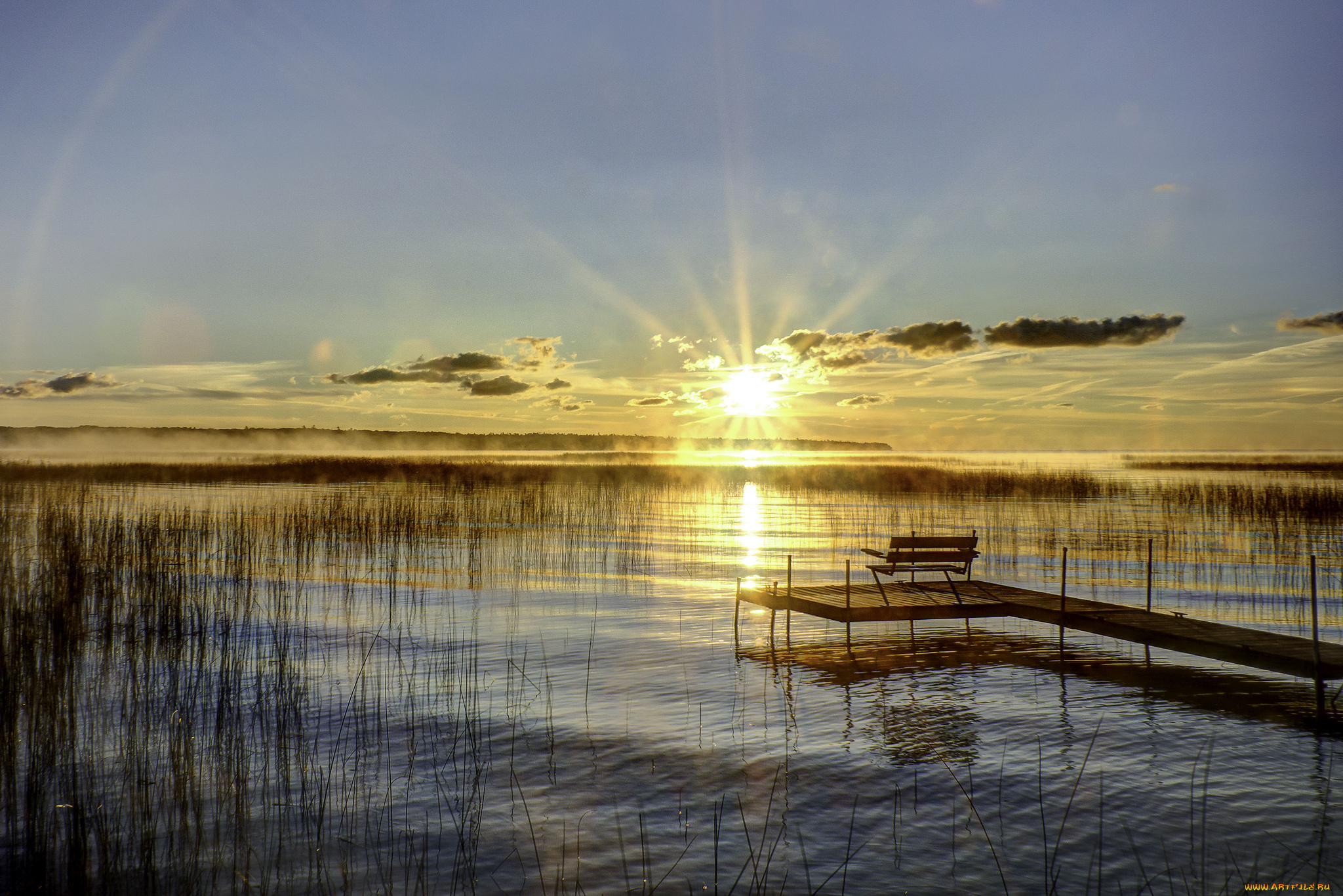 природа, восходы, закаты, простор