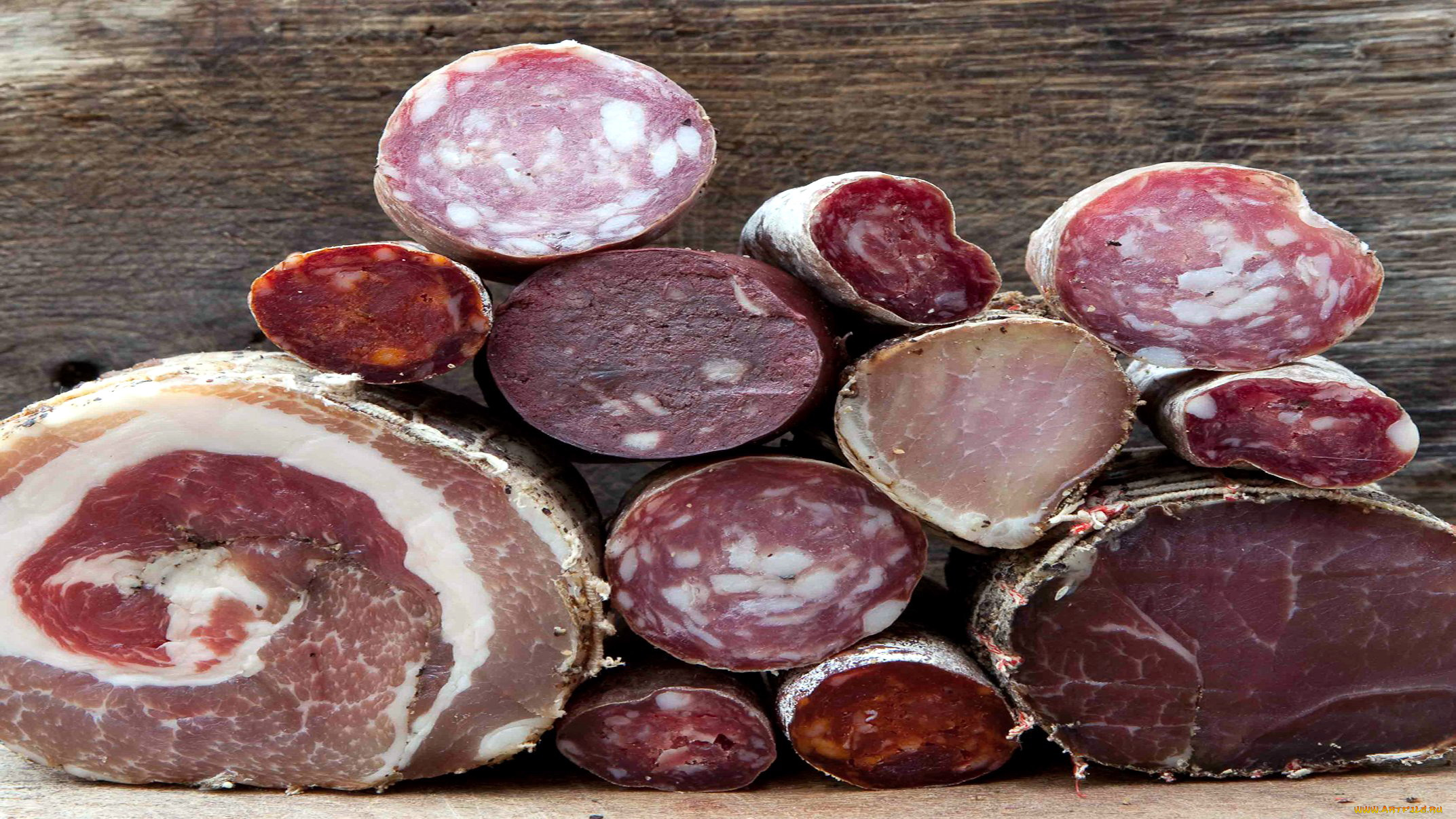 еда, колбасные, изделия, колбаса, ассорти