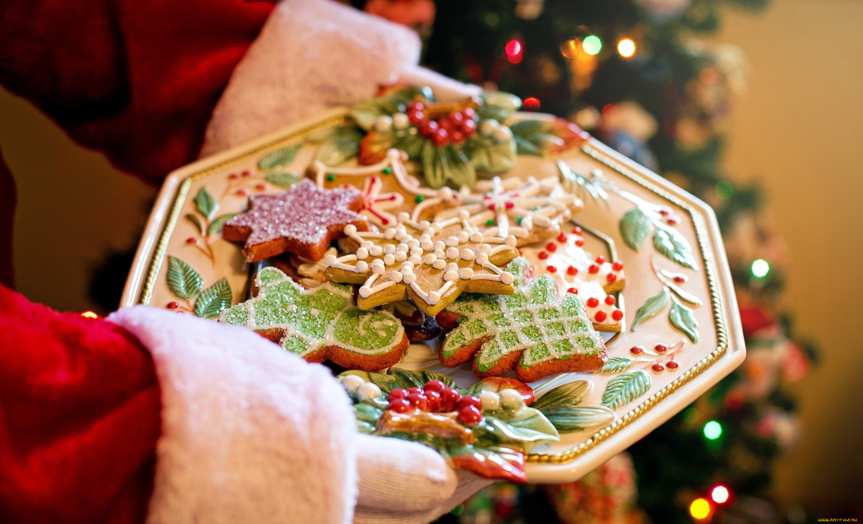 праздничные, угощения, печенье