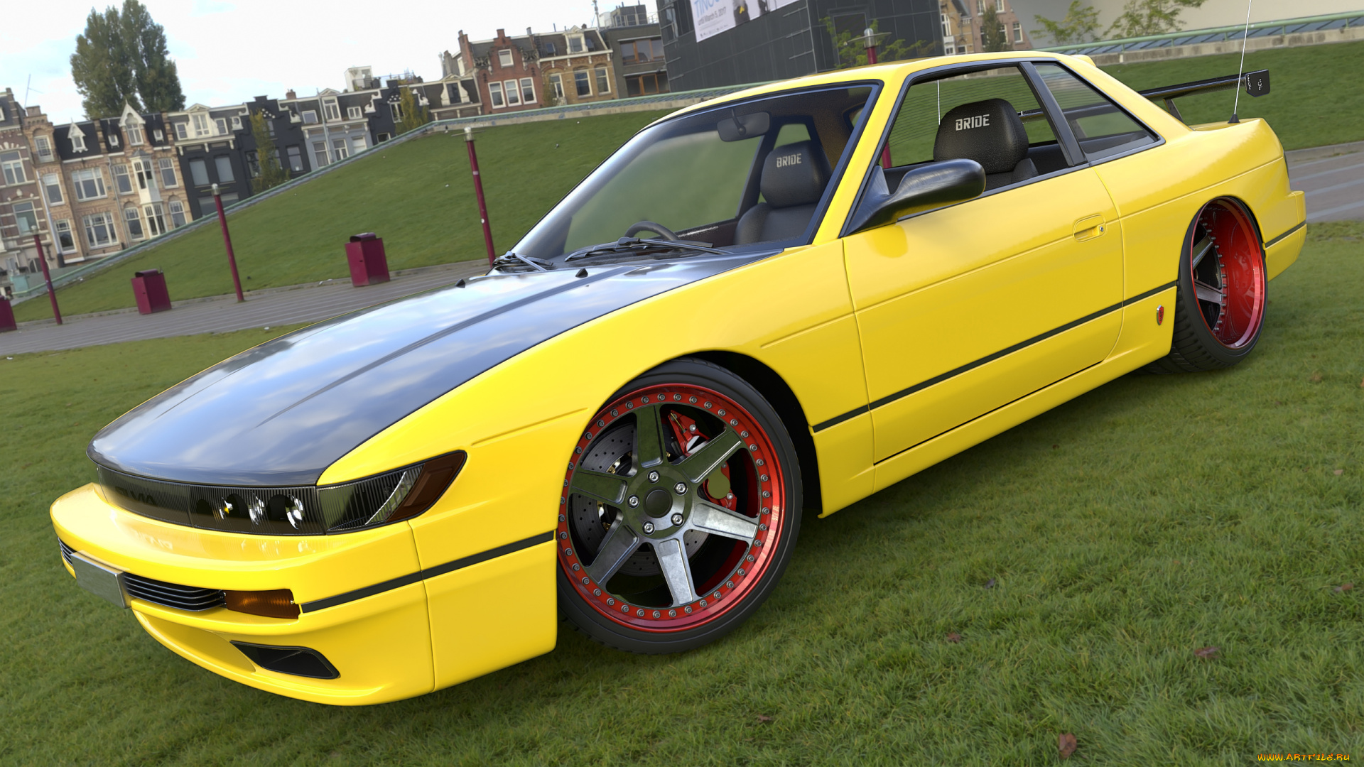 автомобили, 3д, фон, автомобиль