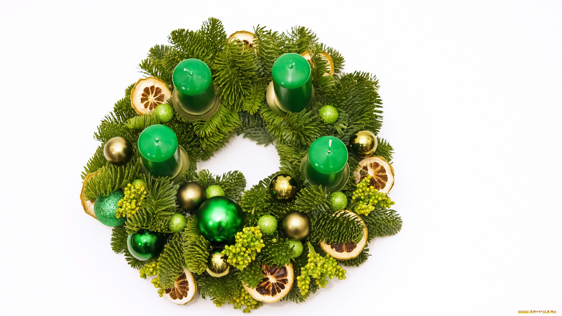 праздничные, векторная, графика, , новый, год, белый, фон, новый, год, игрушки, праздник, украшения, рики, рождество, зелёные, хвойные, ветки, свечи