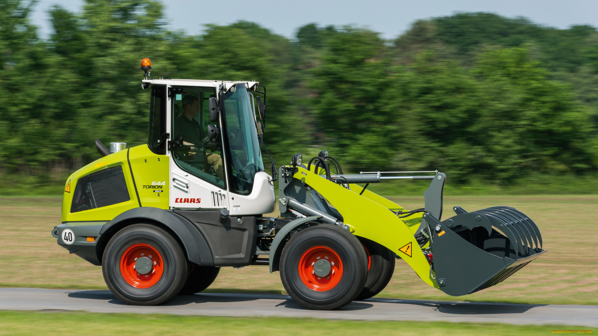 техника, фронтальные, погрузчики, claas