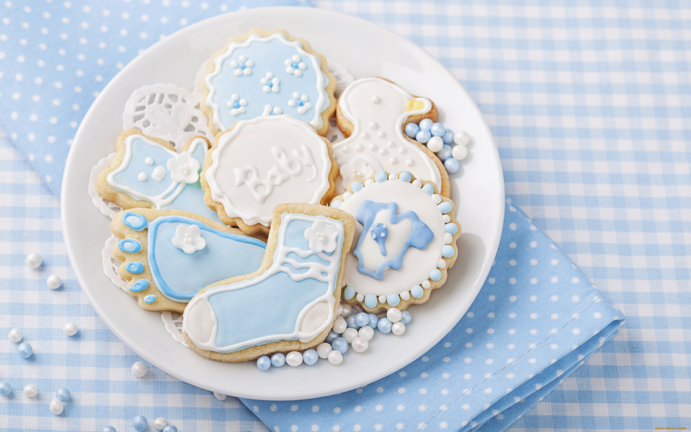 праздничные, угощения, глазурь, выпечка, печенье