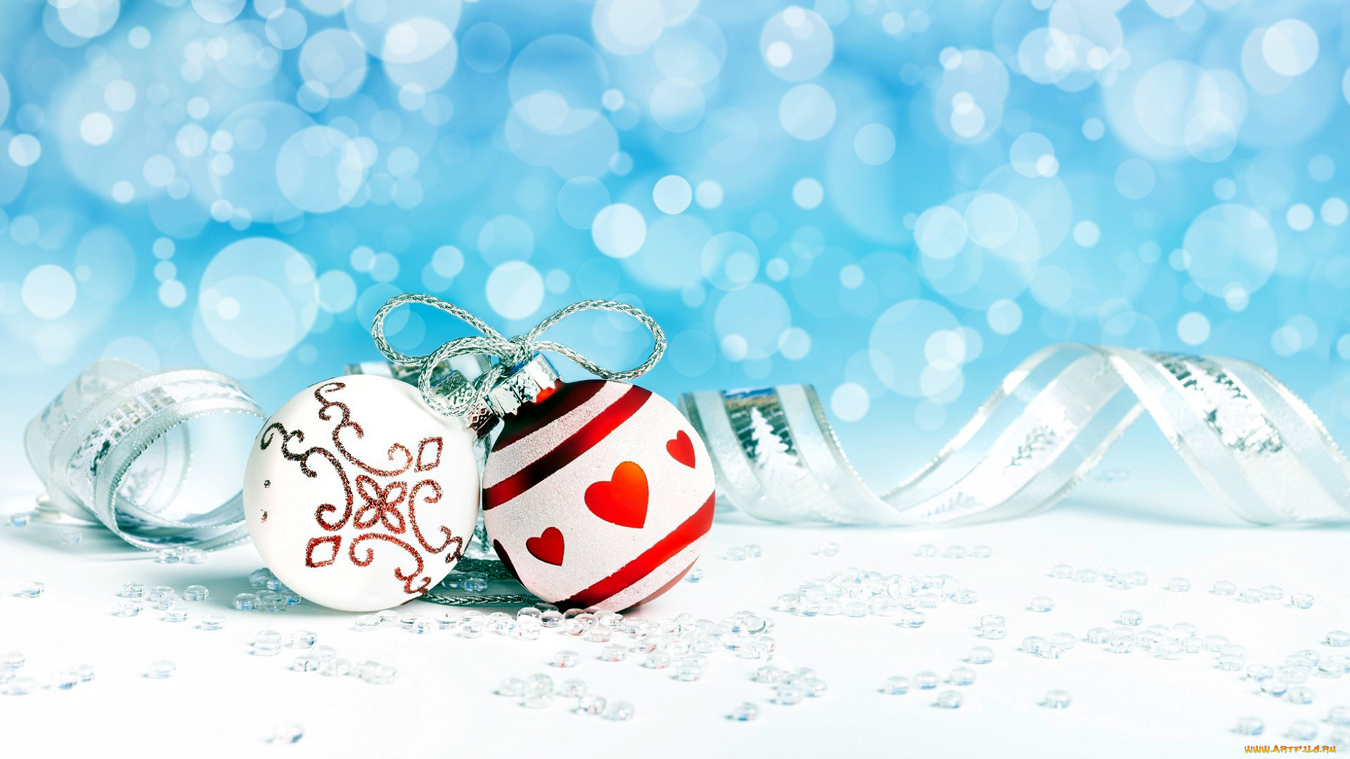 праздничные, шары, лента, шарики