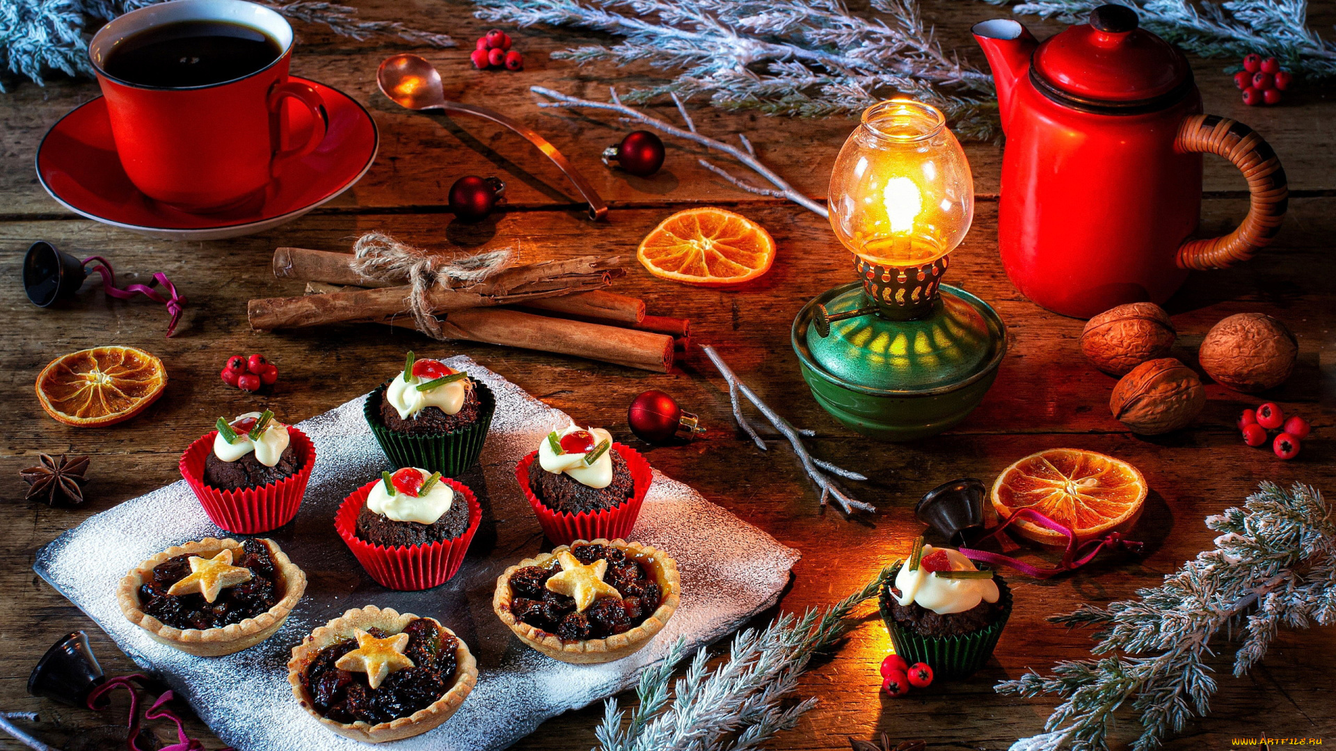 праздничные, угощения, кексы