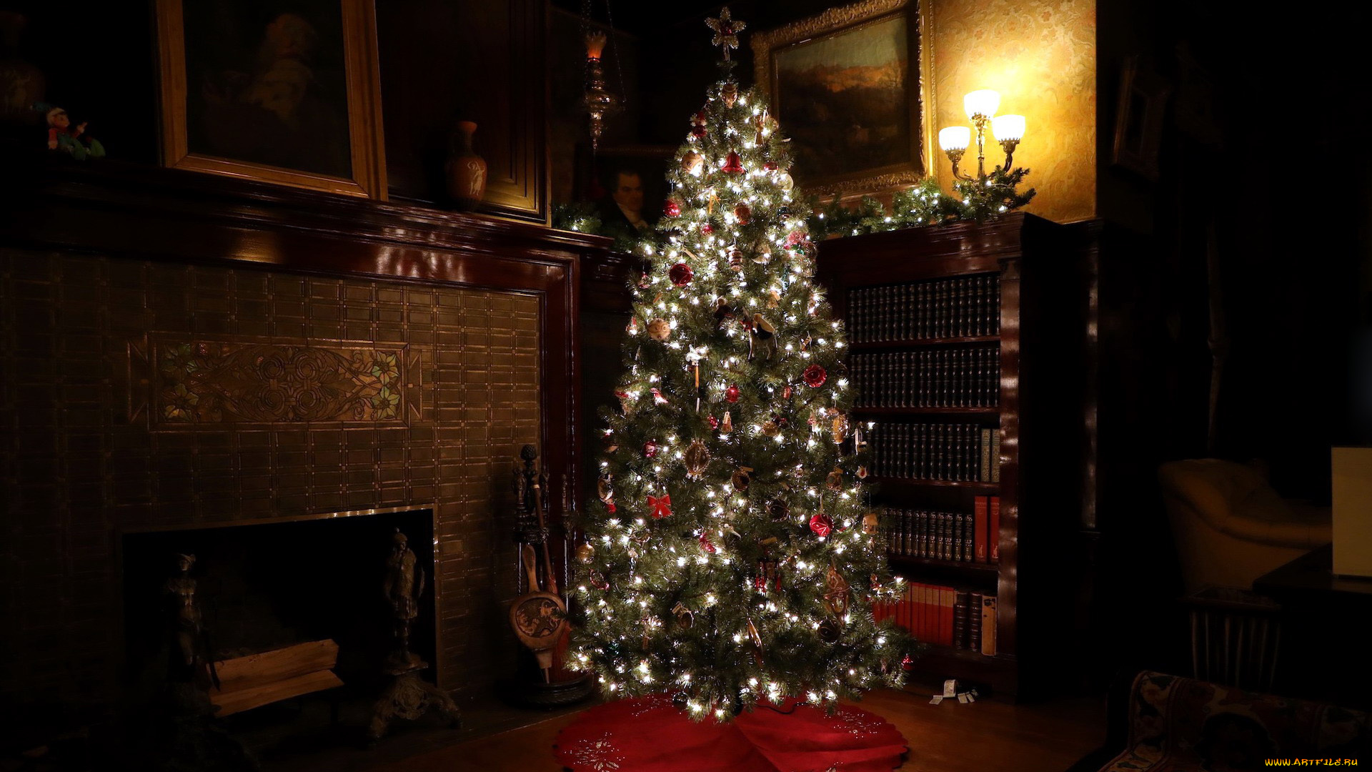 праздничные, ёлки, елка, огоньки