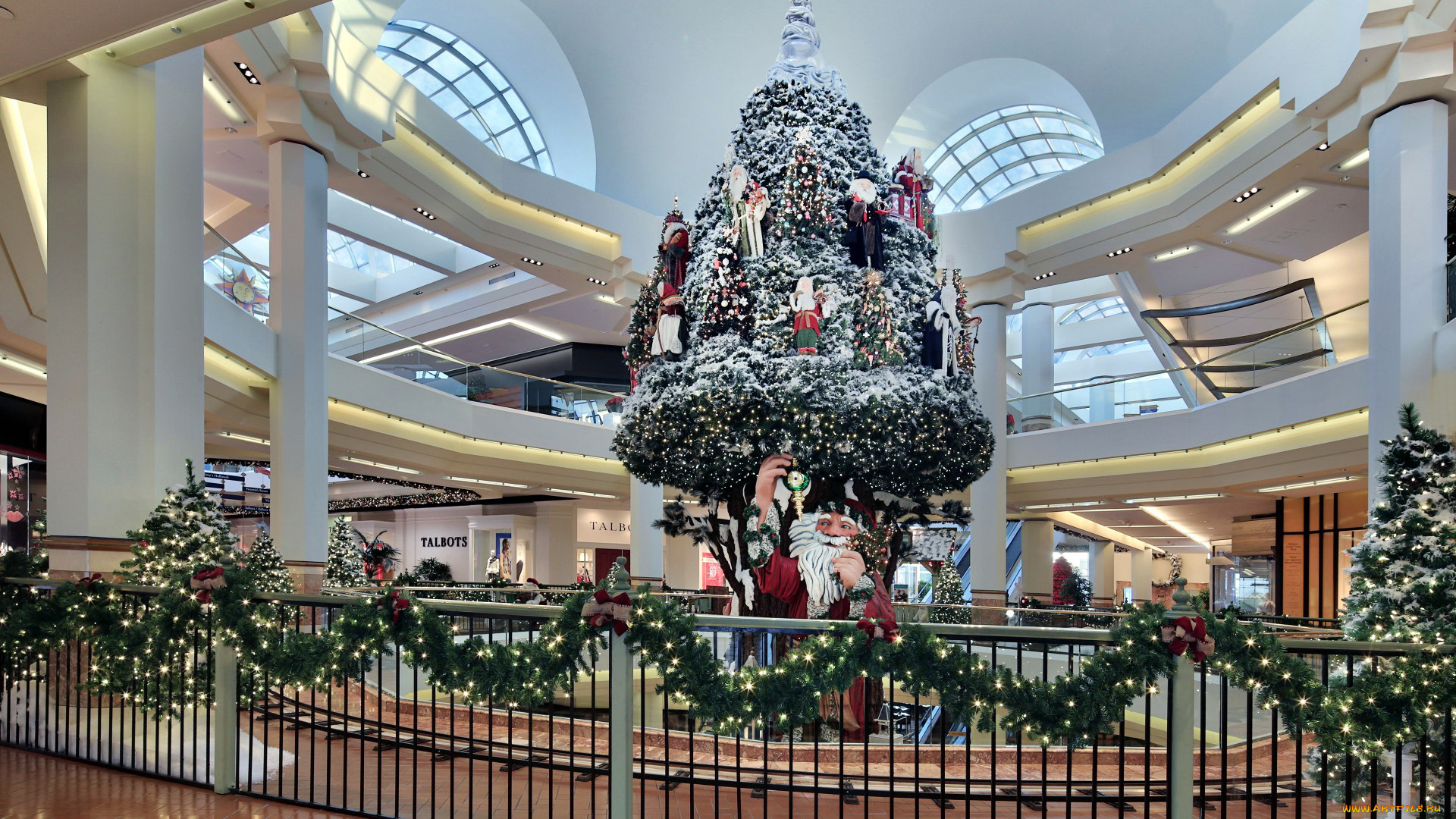 праздничные, ёлки, елка, санта