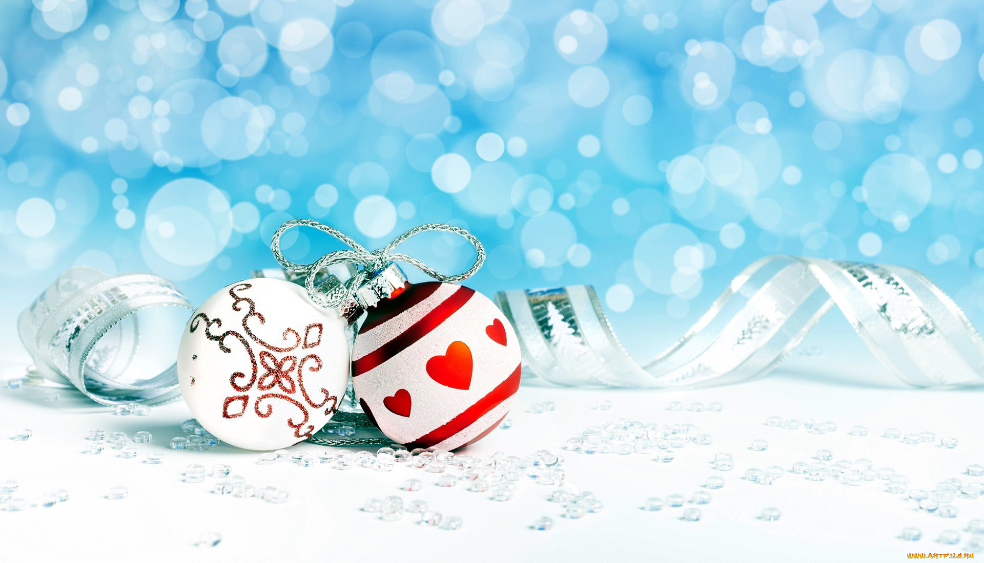 праздничные, шары, лента, шарики