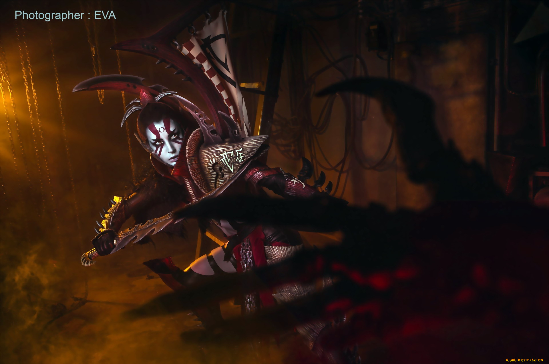 девушки, наташа, роик, оружие, косплей, броня, warhammer, 40000