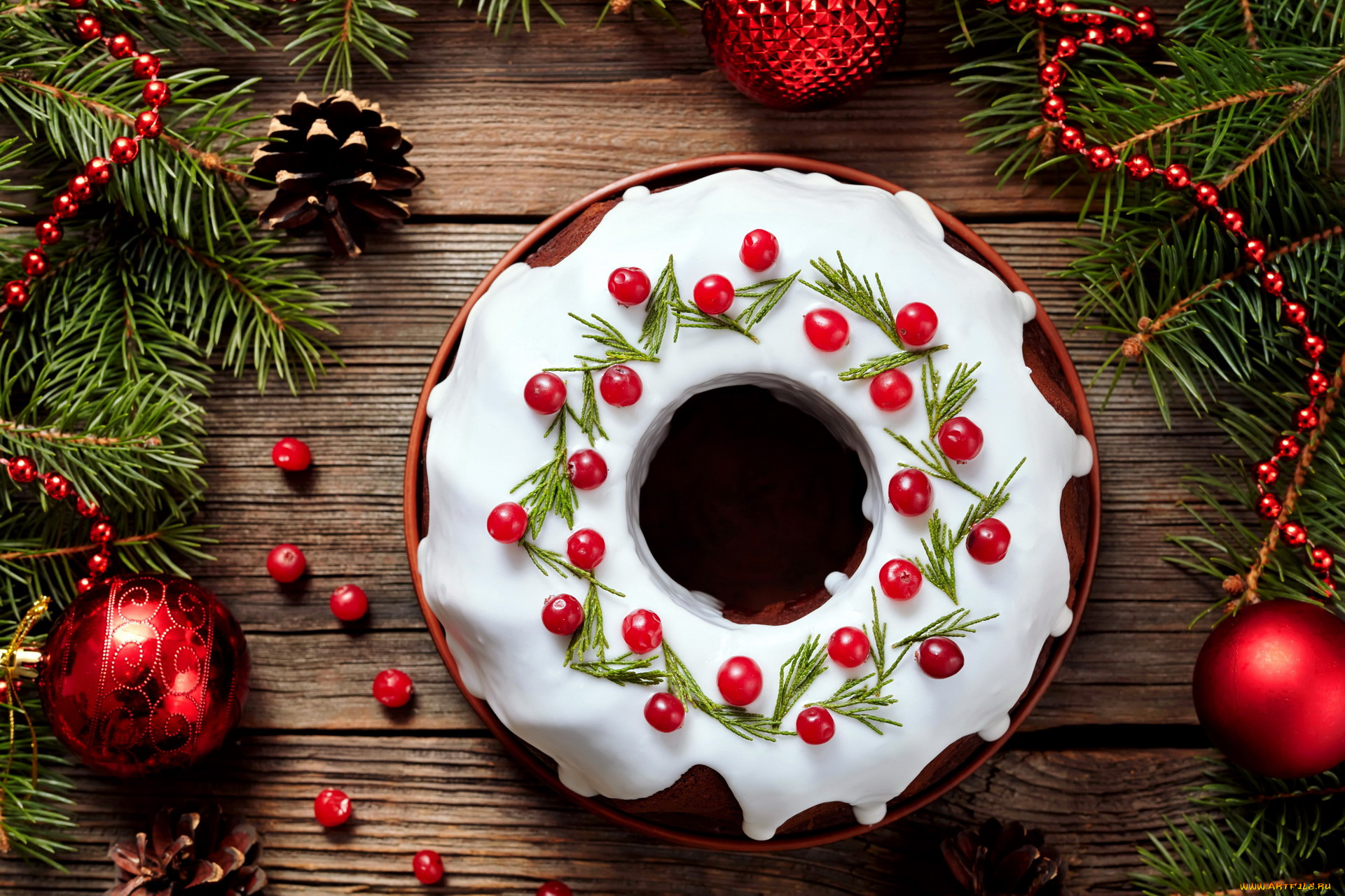 праздничные, угощения, пирог