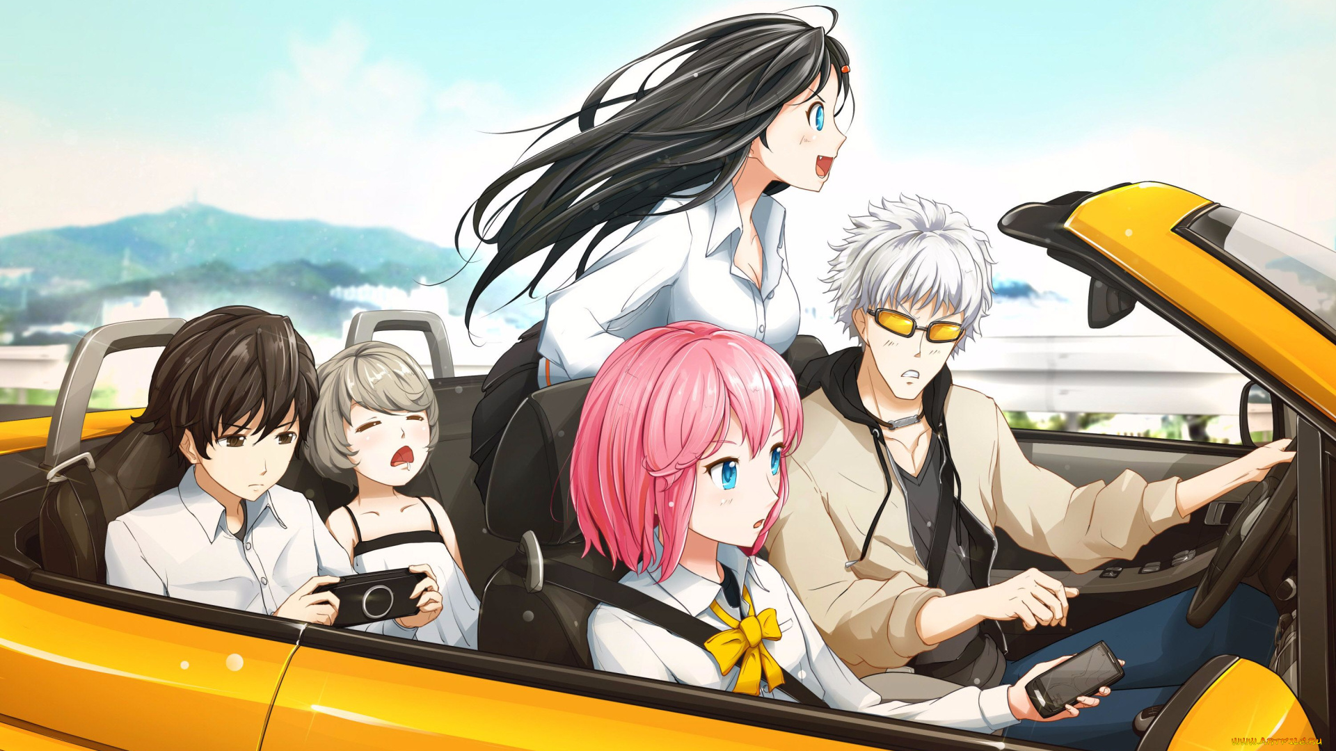 аниме, closers, парни, девушки