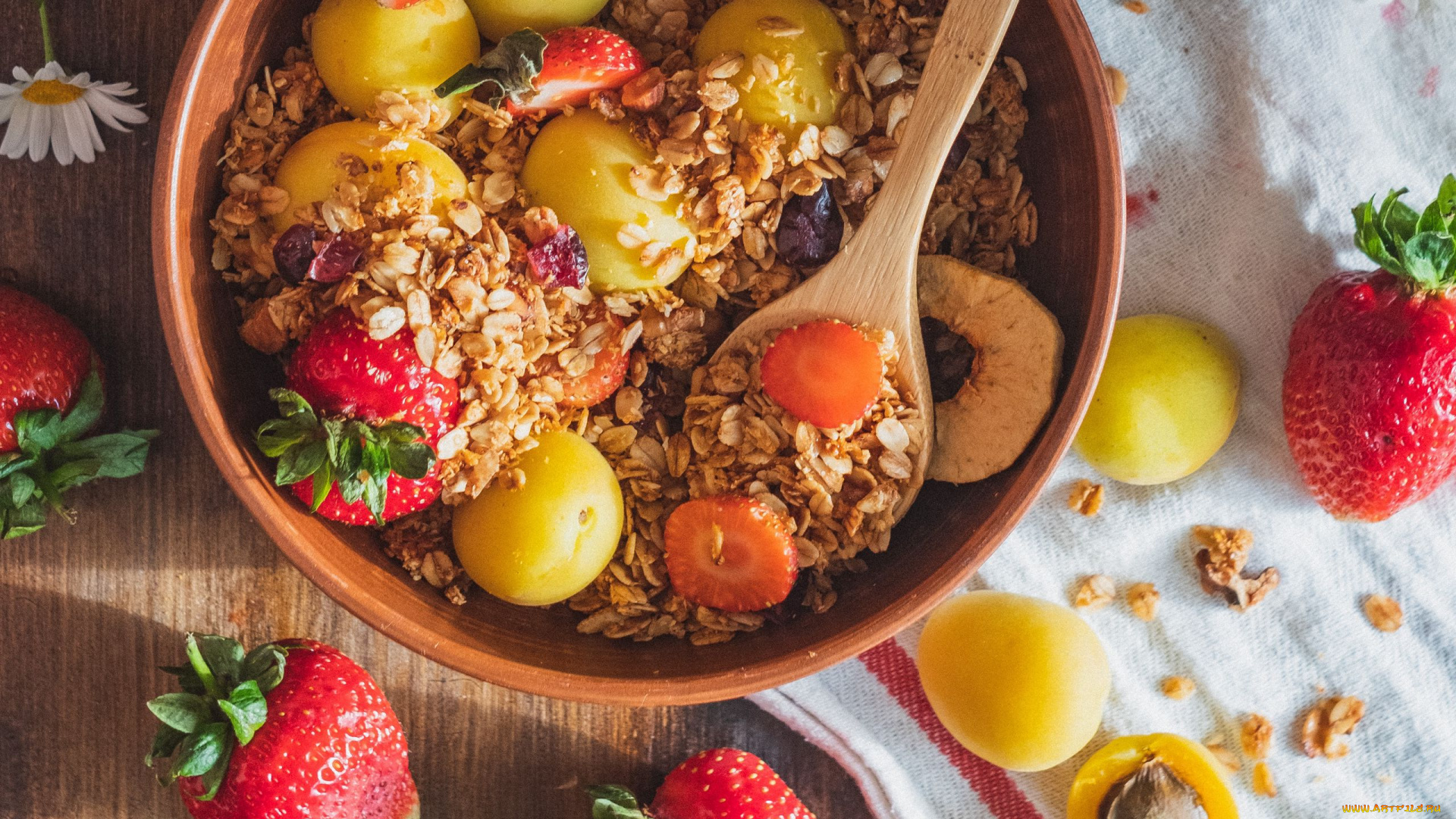 еда, мюсли, , хлопья, хлопья, ягоды