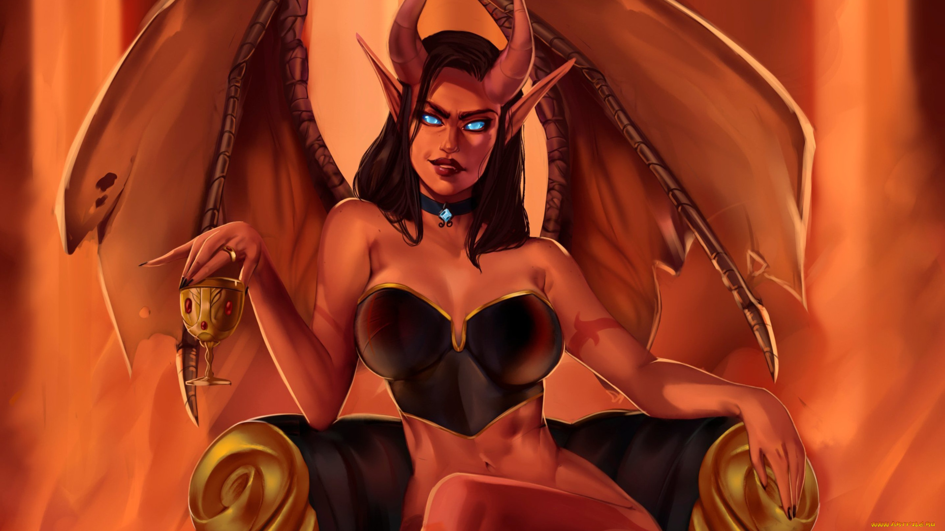 фэнтези, демоны, демонесса