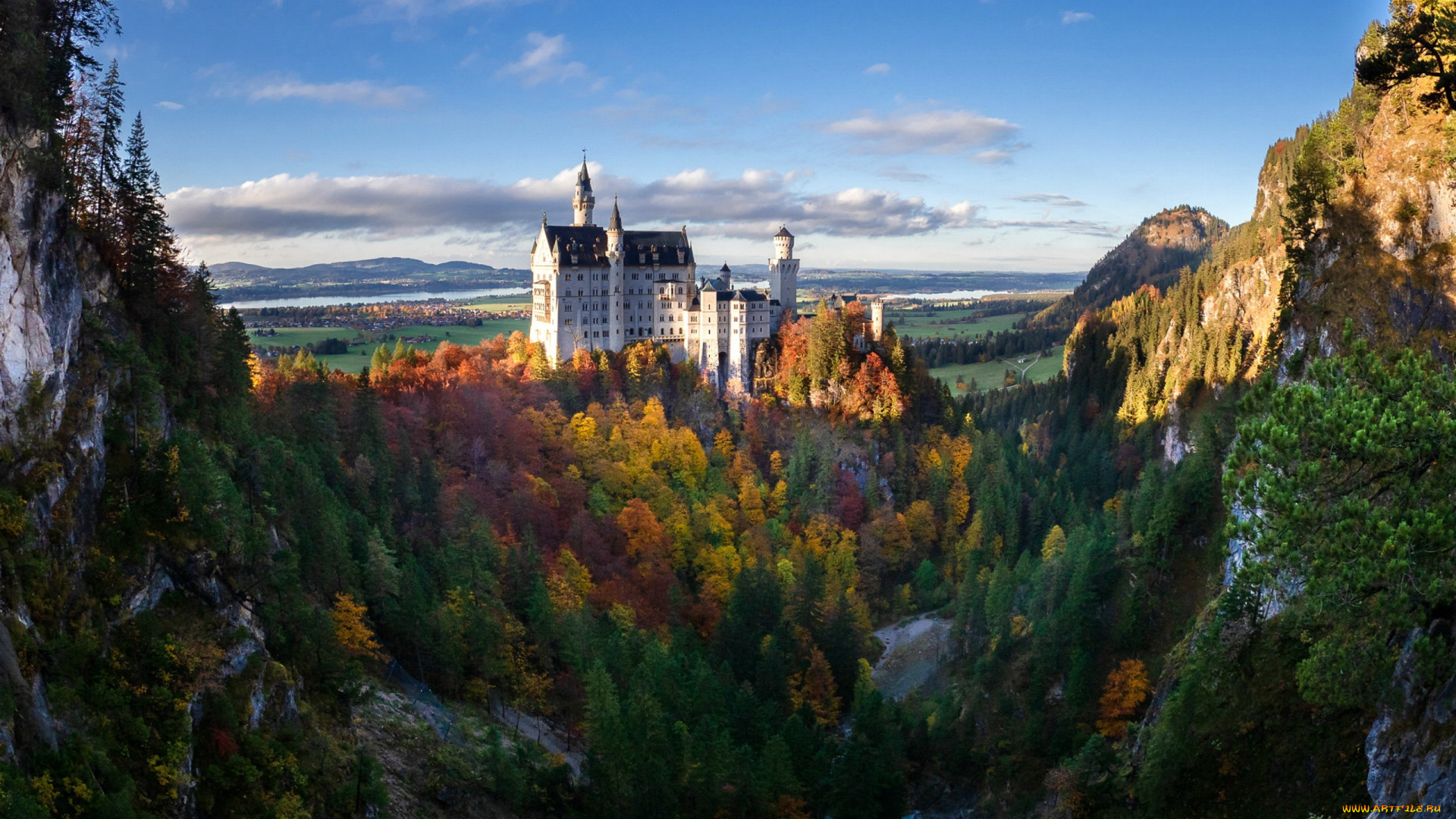 neuschwanstein, castle, города, замок, нойшванштайн, , германия, neuschwanstein, castle