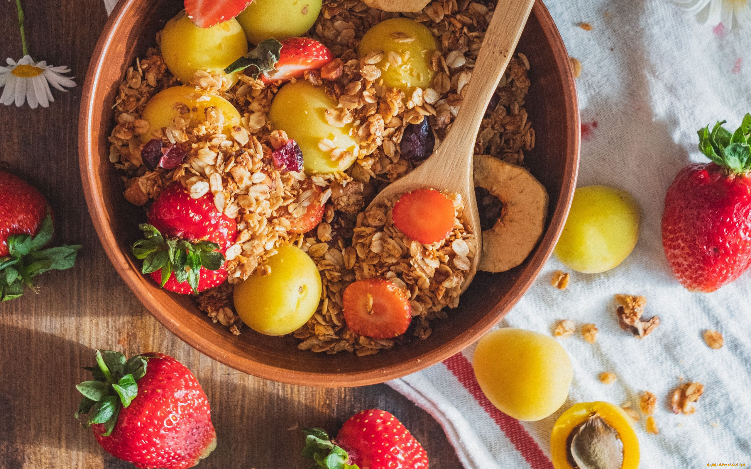 еда, мюсли, , хлопья, хлопья, ягоды