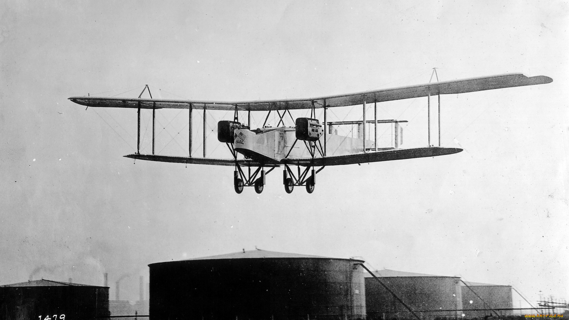 авиация, боевые, самолёты, handley, page, type, o, биплан, бомбардировщик, первая, мировая