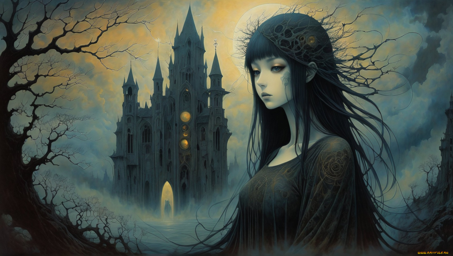 фэнтези, девушки, нейросети, графика, нейроарт, ai, art, нейронные, сети, рисунки, нейро, искусство