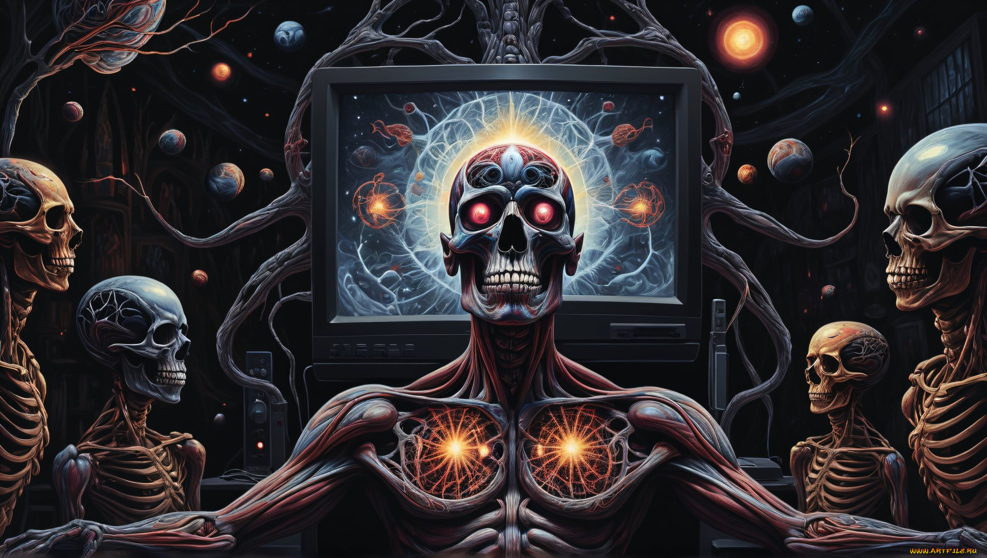 фэнтези, нежить, нейросети, графика, нейроарт, ai, art, нейронные, сети, рисунки, нейро, искусство